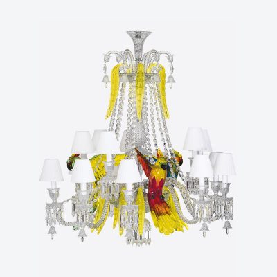 Étrange Zénith Parrots Chandelier (15L)