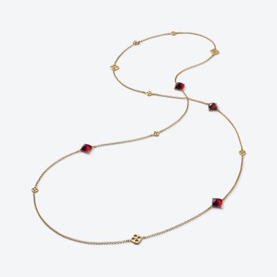 Mini Médicis Gold Plated Long Necklace