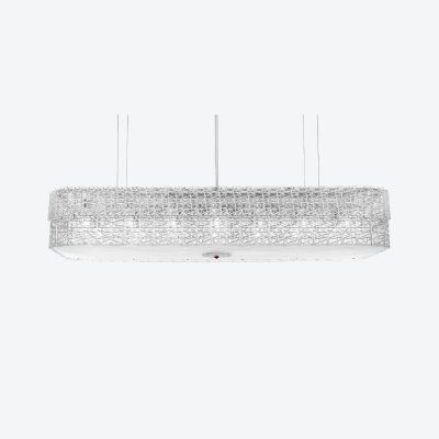 Tuile de Cristal Frozen Chandelier Rectangular